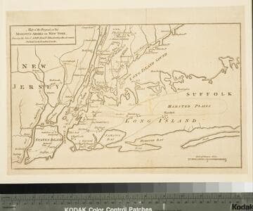 Map of the Progress of his Majesty's Armies in NeW York During the late Campaign Illustrating the Accounts Published in the London Gazette