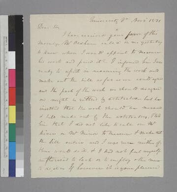Arthur S. Brockenbrough, University of Virginia, letter to Thomas Jefferson