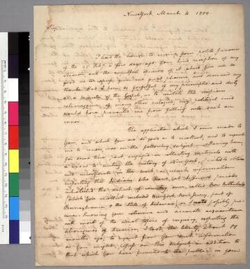 Samuel Miller, New York, letter to Thomas Jefferson, Philadelphia