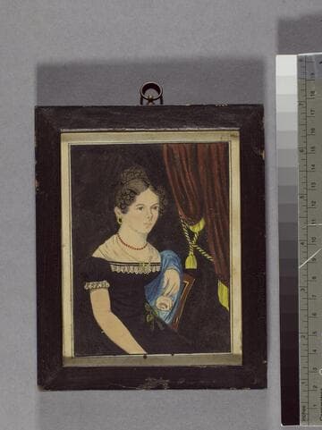 Portrait Miniature of a Sea Captain's Wife