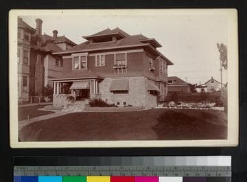 View of a residence with the address number 312 on unidentified street in Los Angeles