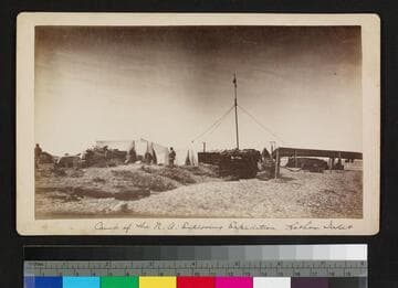 Camp of the N.A. Exploring Expedition, Hotham Inlet