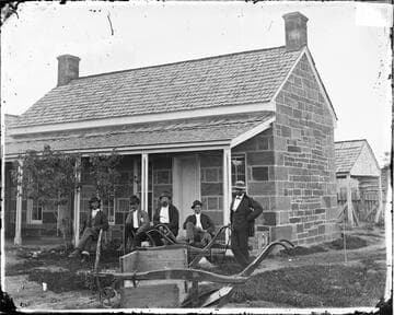 Executive Office of Samuel Checato, Creek Indian Chief and Methodist Presiding Elder at Okmulgee, Indian Territory, 1874