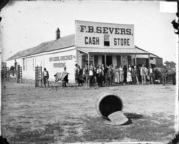 Trade Store at Okmulgee, Indian Territory