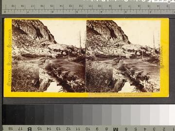 117. Bluffs in Donner Pass, Western Summit, 500 feet high