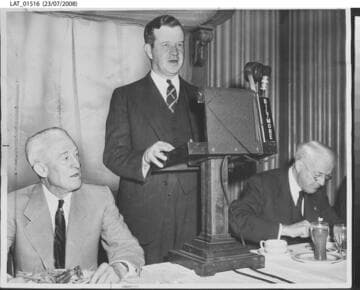 Assemblyman Lee Bashore addresses the Southern California Council of State Chamber of Commerce