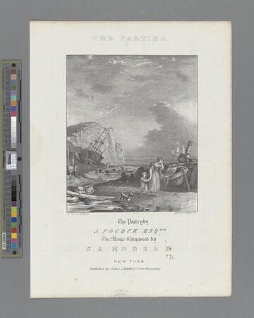 The parting, or the sailor's wife, sung by Mr. C. Horn Jr., also by Miss H. Cawse, Mrs. Wood, Mrs. Waylett, & Mr. Hodson, / composed & dedicated to Miss Moody (Spring Gardens) by G. A. Hodson