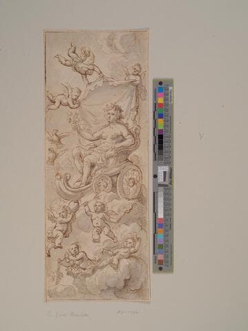 Ceiling Decoration with Triumph of Flora