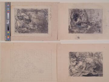 Illustration to "Robinson Crusoe"