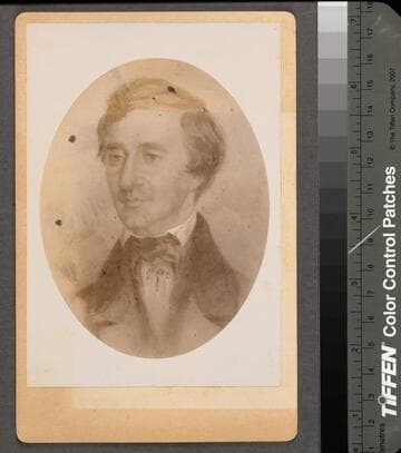 Portrait of Henry David Thoreau
