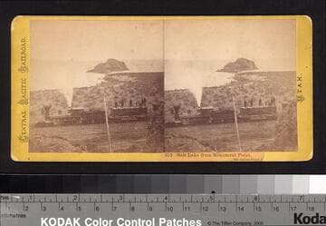 352.  Salt Lake from Monument Point, 669 miles from Sacramento