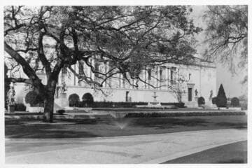 Library building, south façade, 1921