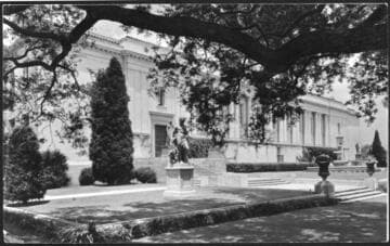 Library building, south façade