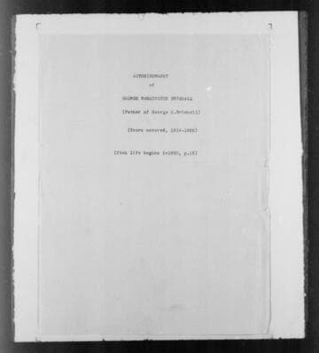 Autobiography of George Washington Brimhall [microform] : c.1888-1889