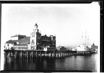 Ship Café and Dance Pavilion at Abbot Kinney Pier, Venice, California