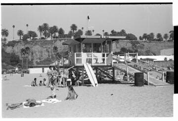 Lifeguard station, Santa Monica Beach