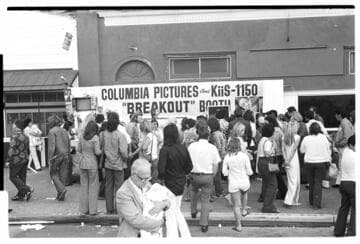 Columbia Pictures "Breakout" booth on Santa Monica Pier