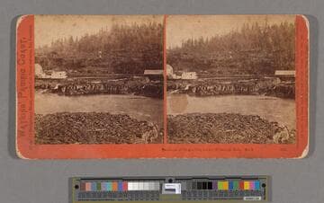 Panorama of Oregon City and the Willamette Falls. No. 3
