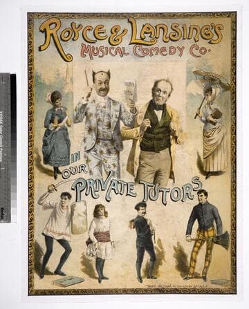Royce & Lansing’s Musical Comedy Co. : In our private tutors