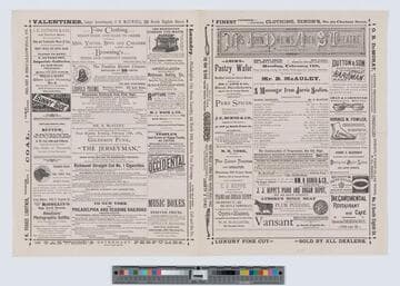 Mrs. John Drew's Arch St. Theatre programme. ... Monday, February 11th