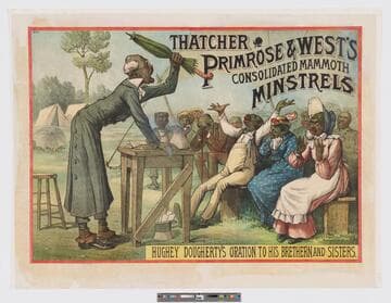 Thatcher Primrose & West's consolidated mammoth minstrels : Hughey Dougherty's oration to his brether'n and sisters