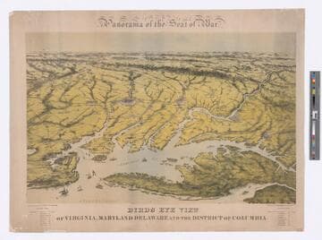 Panorama of the seat of war