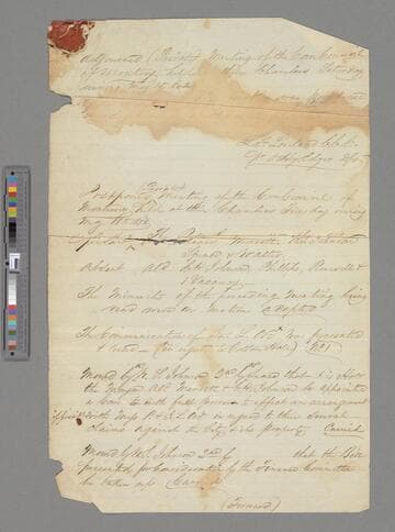 Adjourned (Private) Meeting of the Common Council