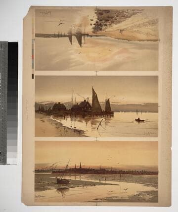 In Vineyard Haven. ; A New England wharf. ; Chelsea from Winthrop