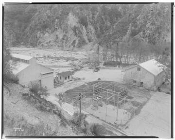 Santa Ana River #1 Powerhouse - Storm Damage (of March 2nd) at SAR 1