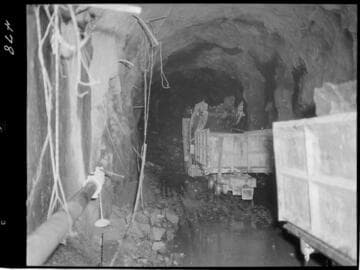 Big Creek - Mammoth Pool - Mucking out at outlet heading