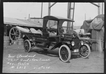 New standard PL&P Ford 1 ton truck