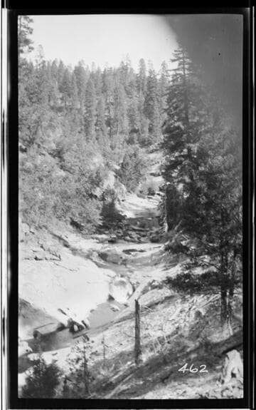Stream in a canyon