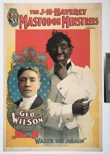 The J. H. Haverly Mastodon Minstrels : "Waltz me again."