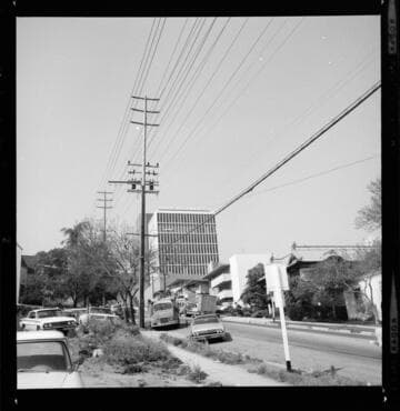 Transmission corridor along Sunset Blvd