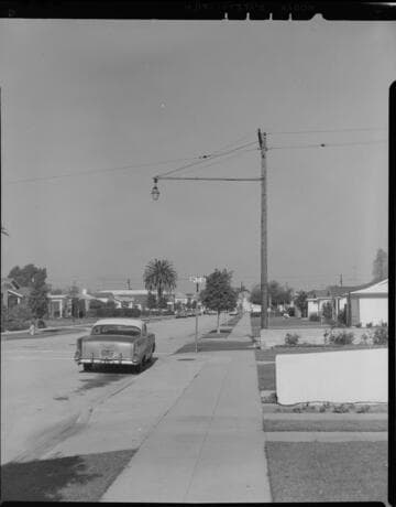 Street lighting upgrades in a residential neighborhood