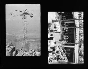 Placing pre-constructed sections of transmission towers in remote locations with a Sky-crane helicopter