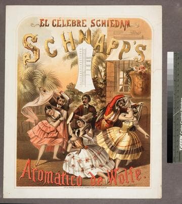 El celebre Schiedam schnapp's aromatico de Wolfe