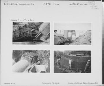 Big Creek, Florence Lake Dam - Arch #12