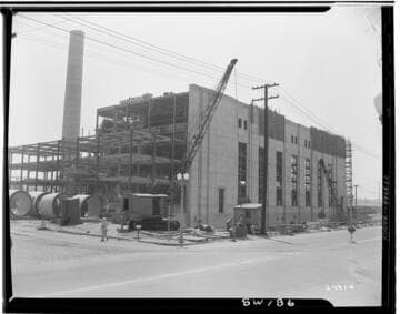 Redondo Beach Steam Station - Plant #1 - Looking southeast towards station