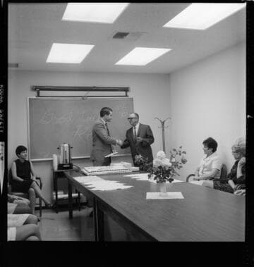 Going away party for "Roger" who is enrolled at USC