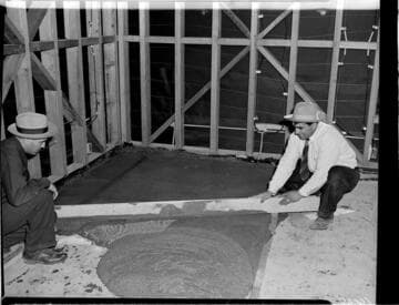 Electric floor heat installation