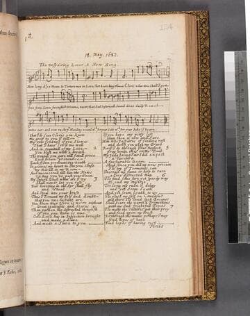 The despairing lover a new song