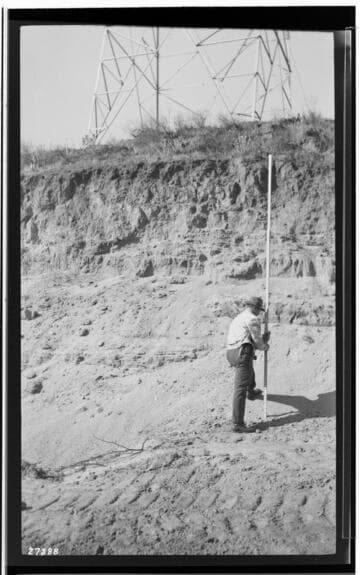 Boulder-Chino Transmission Line (3rd) - Camera at edge of fill. Rod about 25' north of centerline - facing southwest