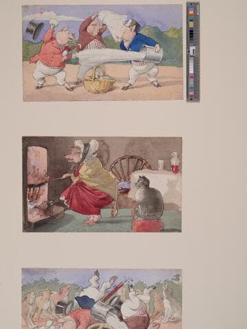 Three Pigs Went to Market