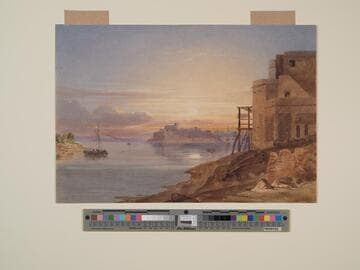 View at Scinde, Coastal View at Sunset