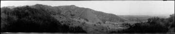 Foothills, farm, and orchards