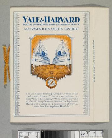 Dinner on board the S.S. Harvard