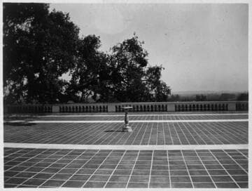 South terrace of the Huntington residence