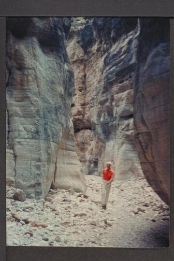 Visbak in narrows of Separation Canyon