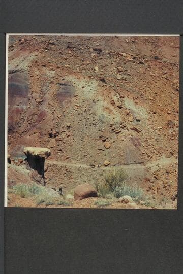On the uranium access road in Millers Canyon
